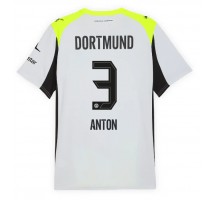 Borussia Dortmund Waldemar Anton #3 Koszulka Wyjazdowa 2025-26 Krótki Rękaw